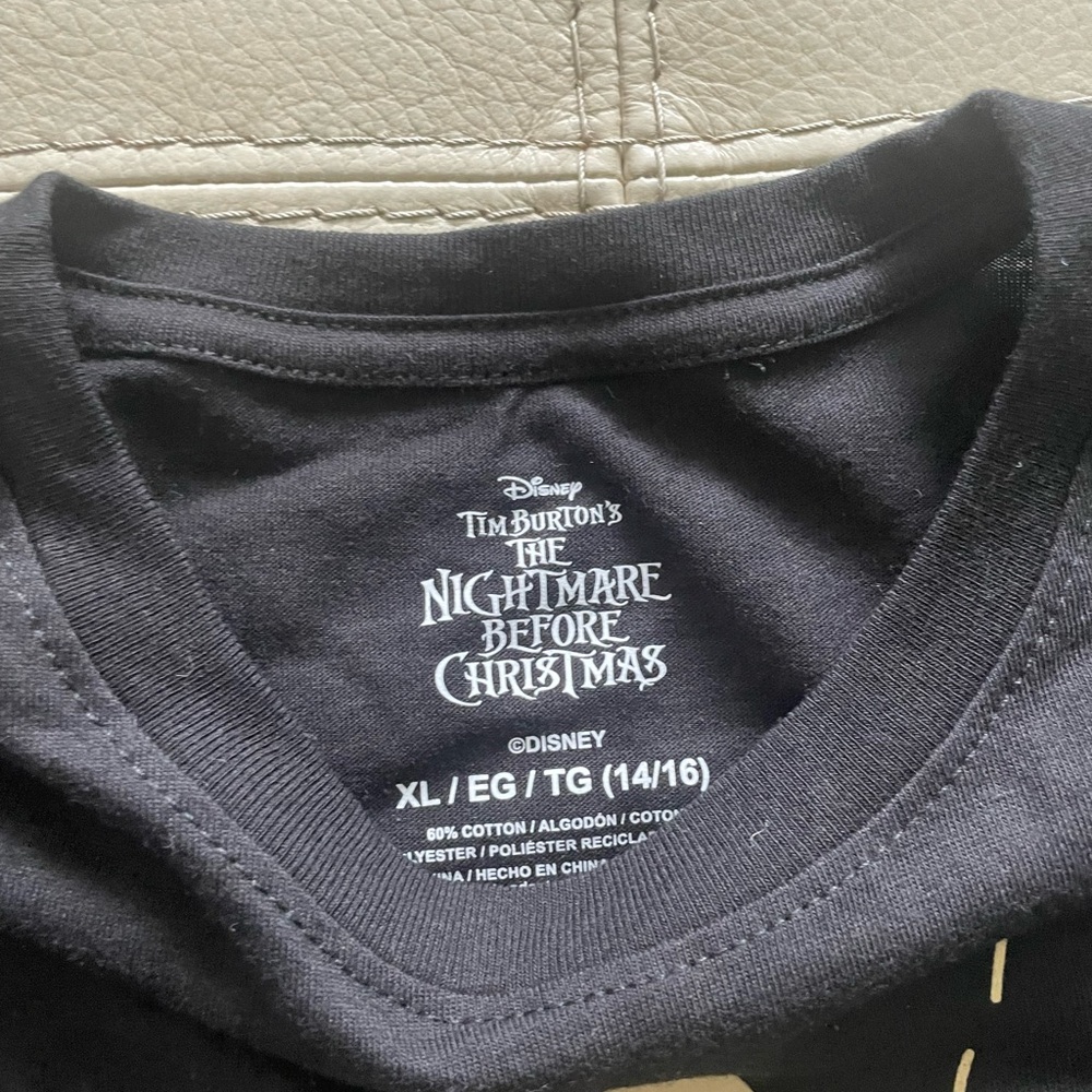 Disney Black Nightmare Before Christmas Tee